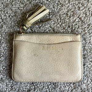 Cuyana slim leather pouch